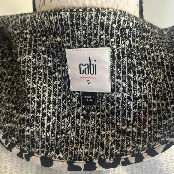 Cabi Style 5299 Swing Times Black and White Jacket size Small - Picture 8 of 11
